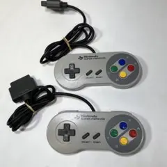 スーパーファミコン コントローラー 2個セット　動作確認済み　①