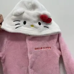 ハローキティ フリースロンパース 90センチ