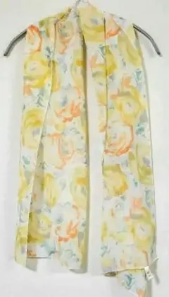 花柄ストール イエロー・オレンジ・グリーン