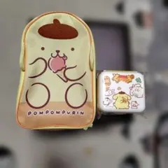 ポムポムプリン 　収納バッグ　モスバーガーおにぎらずケース　２点セット