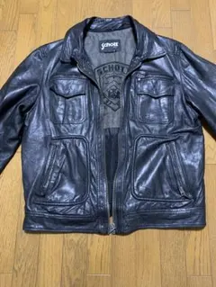 SCHOTT 革ジャケット（革ジャン）　ブラック