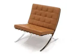 展示品　バルセロナチェア　総本革　レザー　シングルソファ　1人掛けソファ 展示品 バルセロナチェア 総本革 レザー シングルソファ 1人掛けソファ