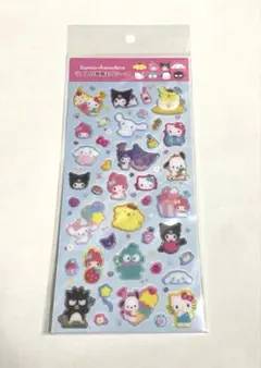 サンリオ　ラメ入り樹脂もりシール