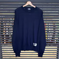 超美品 ディオール ダニエルアーシャム コラボ 長袖ニット ネイビー XXLのサムネイル