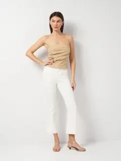 ZARA ストレッチ素材 ハイウエストパンツ