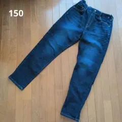 イオン デニムパンツ ロングパンツ 紺色　150のサムネイル