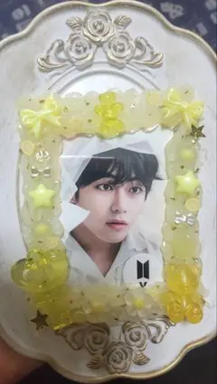 78☓100ミリ　黄色ホイップデコ