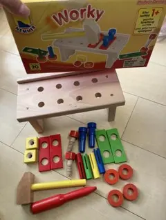 NEMMER worky 木のおもちゃ　大工玩具