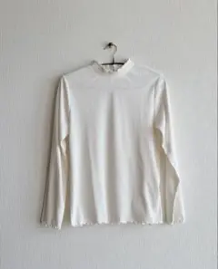 CLOSSHI メロウリブカットソー プルオーバー ホワイト