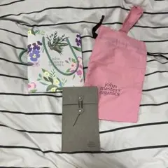 john masters organics ショップ袋と巾着袋セット