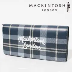 未使用 マッキントッシュロンドン ソフトレザー ハウスチェック 長財布 