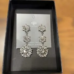 ウエディングSwarovski クリスタルドロップピアス