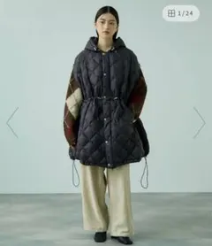 TAION ダウンケープコート≪手洗い可能≫