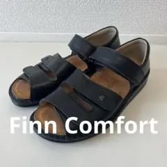 【定番品】FinnComfort ストラップサンダル レザー 24.5㎝　黒のサムネイル