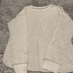 UNIQLO ワッフルクルーネックT