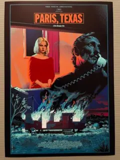 パリ、テキサス 仏版宣伝ポスター 4Kリマスター Yahoo!オークション - ポスター『パリ テキサス』(Paris Texas