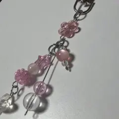 No.1. 《源平咲き》 ビーズキーホルダーのサムネイル