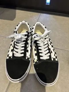 Vans チェッカーパターン スニーカー　美品