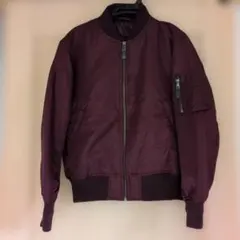 バーガンディ MA-1ジャケット