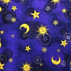 #XmasセールNo.166 月と星と太陽のファンタジー オックス 約50×50