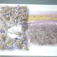 ドライフラワー スターチス ミモザ 大容量 レジン ハーバリウム ハンドメイドのサムネイル