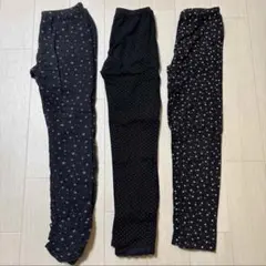 ユニクロ他　スパッツ・レギンス3枚セット