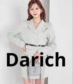 ダーリッチ　ウエストベルトショートジャケット　サックス　Darichのサムネイル