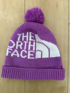 THE NORTH FACE 紫色ニット帽