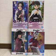 鬼滅の刃プライズフィギュア4個セット