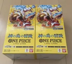 ワンピースカード 神の島の冒険2box テープカット - メルカリ