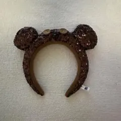 クマ耳スパンコールカチューシャ