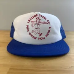 希少 USA製 80s-90s デッドストック トラッカー キャップ 企業ロゴ