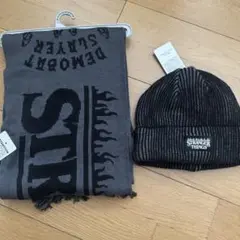 新品　GU ストレンジャーシングス　マフラー　ニット帽
