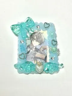 ハンドメイド ターコイズグリーン トレカケース