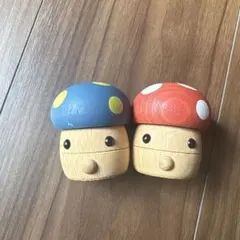 Comomg こまむぐ どんぐりきのこ 赤 青 黄 クリア どんぐりの坂セット