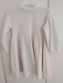 après les cours ピンクワンピース 長袖