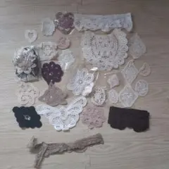 バテンレース生地いろいろ