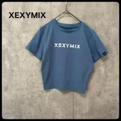 XEXYMIX ブラックロゴT ショート丈 クロップド丈
