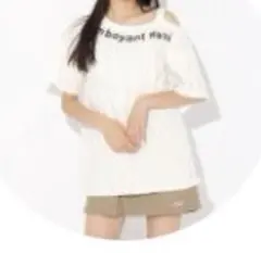 repipi armario ワンショルダー ロゴTシャツ ホワイト　M