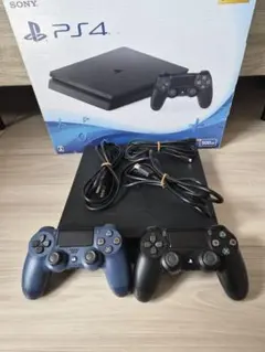 PS4スリム 500GB ジェットブラック 後期型 CUH-2200A
