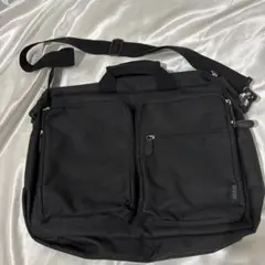 ナイロン ビジネスバッグ ブラック【美品】