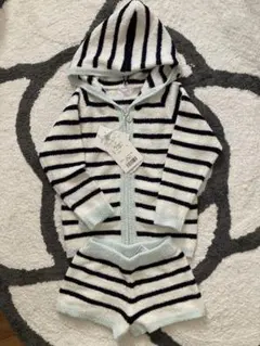 新品未使用　ちびRady ボーダー柄　セットアップ　110センチ