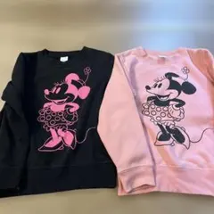 Disney ミニーマウス トレーナー 2枚セット