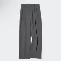 UNIQLO◆ タックワイドパンツ（ツータック・ 丈標準69~71cm）