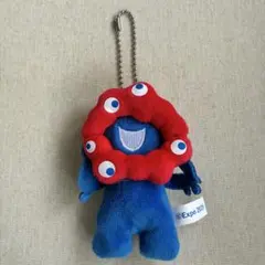 2025 大阪万博ミャクミャクキーホルダーチェーン付きストラップぬいぐるみ