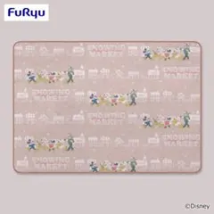 ミッキー&フレンズ　雪降るマーケット　大きな毛布①