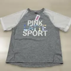 新品！キッズ子ども女の子トップスPINK LATTE SPORT Tシャツ160のサムネイル