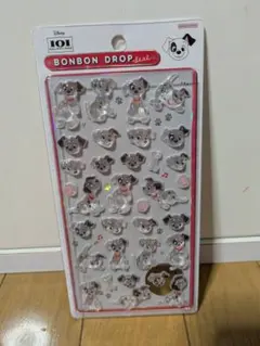 【新品未使用】ボンボンドロップシール 101匹わんちゃん ディズニー 大 正規品