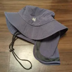 アウトドアハット 首の日よけ付き