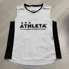 ATHLETA ノースリーブシャツ ホワイト/ブラック　140